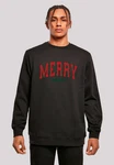 F4NT4STIC Sweatshirt Weihnachten Varsity Retro Schwarz/Rot/Dunkelgrün/Dunkelblau
