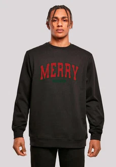 F4NT4STIC Sweatshirt Weihnachten Varsity Retro