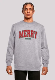 Sweatshirt Weihnachten Varsity Retro Premium Qualitt