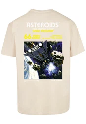 F4NT4STIC T-Shirt Atari Games Logo Retro Gaming Khaki/Beige/Hellgrün