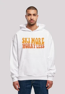 F4NT4STIC Kapuzenpullover Ski More Worry Less F4NT4STIC Kapuzenpullover Ski More Worry Less