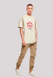 F4NT4STIC T-Shirt Atari Japan Retro Arcade Games Rot/Khaki