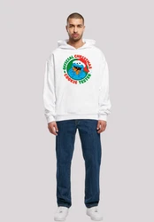 F4NT4STIC Kapuzenpullover Sesamstrasse Weihnachten Keks Tester Weiß/Creme/Hellblau/Mischfarben/Rosa