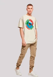 F4NT4STIC T-Shirt Sesamstrasse Weihnachten Keks Tester Khaki/Beige/Creme/Grün