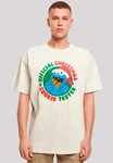 F4NT4STIC T-Shirt Sesamstrasse Weihnachten Keks Tester Khaki/Beige/Creme/Grün