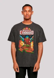F4NT4STIC T-Shirt Arcade Game Atari Retro Rot/Dunkelrot