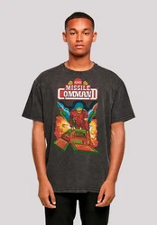 F4NT4STIC T-Shirt Arcade Game Atari Retro Rot/Dunkelrot