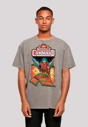 F4NT4STIC T-Shirt Arcade Game Atari Retro Beige/Rot/Hellgrau/Dunkelrot