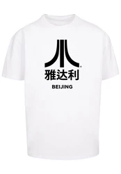 F4NT4STIC T-Shirt Atari Beijing Retro Arcade Games Weiß/Türkis/Hellgrün/Beige/Grau