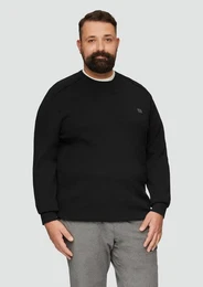 Strickpullover Strickpullover mit Nahtdetails und Logo Logo