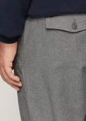 s.Oliver Stoffhose Regular Chino Webstruktur Dunkelblau/Grau/Rot
