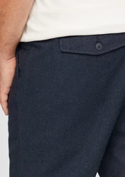 s.Oliver Stoffhose Regular Chino Webstruktur Weiß/Hellblau/Creme/Blau