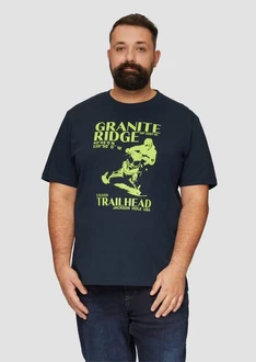 s.Oliver Crew-Neck Shirt mit Frontprint