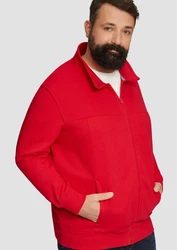 s.Oliver Allwetterjacke Sweatjacke mit Stehkragen Rot