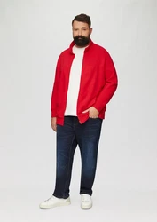 s.Oliver Allwetterjacke Sweatjacke mit Stehkragen Rot