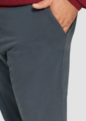 s.Oliver Stoffhose Regular Chino-Jogger mit elastischem Bund Garment Dye Dunkelrot/Bordeaux/Rot