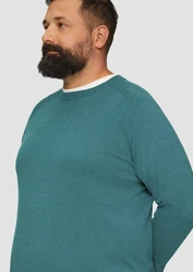 s.Oliver Strickpullover Türkis/Grün/Braun