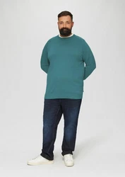 s.Oliver Strickpullover Türkis/Grün/Braun