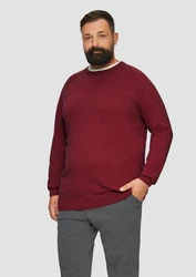 s.Oliver Strickpullover Dunkelrot/Bordeaux