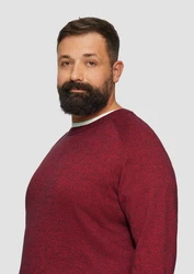 s.Oliver Strickpullover Dunkelrot/Bordeaux