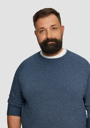 s.Oliver Strickpullover Dunkelblau/Grau/Hellblau/Blau