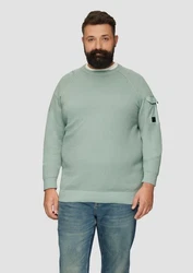 s.Oliver Strickpullover mit Raglanärmeln und Strukturmix 