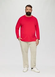 s.Oliver Langarmshirt aus Baumwolljersey Rot