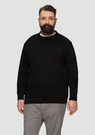 s.Oliver Relaxed-Fit Sweatshirt mit Ärmeltasche Stickerei Schwarz/Braun/Rot