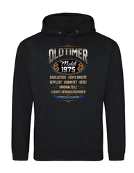 Youth Designz Kurzarmpullover Herren Hoodie Geburtstag Oldtimer Vintage Schwarz/Braun/Blau