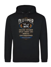 Kurzarmpullover Herren Hoodie Geburtstag Oldtimer Vintage Pullover mit retro Frontprint