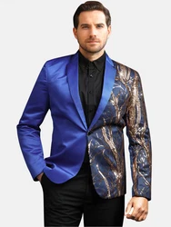 Allthemen Smokingjacke  Gold