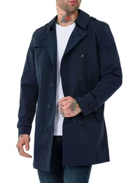 Trenchcoat mit Grtel und doppelreihigem Design Casual Doppelreihiges Design