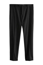 Next Anzughose Flanellanzug Slim-Fit (1) Schwarz/Beige/Dunkelgrau