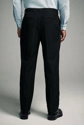 Next Anzughose Flanellanzug Slim-Fit (1) Schwarz/Beige/Dunkelgrau