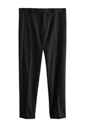 Next Anzughose Flanellanzug Slim-Fit (1) Schwarz/Beige/Dunkelgrau