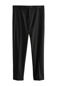 Next Anzughose Flanellanzug Slim-Fit (1) Schwarz/Beige/Dunkelgrau