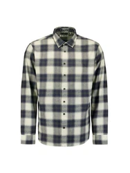 NO EXCESS Langarmhemd Shirt Braun/Dunkelgrün/Grün/Hellblau/Schwarz/Hellgrau