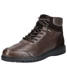 Stiefelette Leder Schnrstiefelette