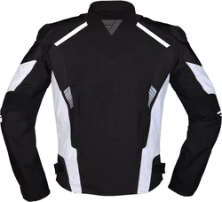 Modeka Motorradjacke Lineos Weiß/Rot/Schwarz/Gelb/Braun