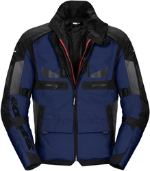 SpiDi Motorradjacke Crossmaster Hellblau/Dunkelblau