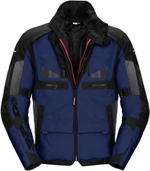 SpiDi Motorradjacke Crossmaster Hellblau/Dunkelblau