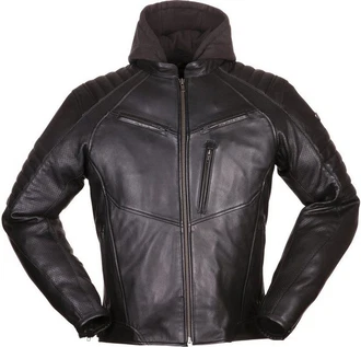 Modeka Motorradjacke Bad Eddie Grau/Schwarz/Braun/Dunkelbraun/Dunkelgrau/Grün/Dunkelrot