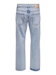 ONLY & SONS Weite Jeans ONSEdge Hellblau/Blau/Grün