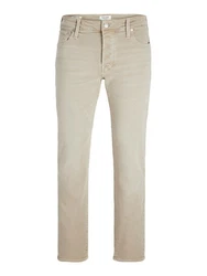 Jack & Jones Regular-fit-Jeans JJIMIKE JJICON (1-tlg) Khaki/Beige