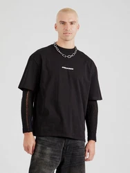 Pegador T-Shirt Colne Logo Oversized Tee schwarz/weiß