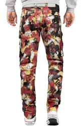 Cipo & Baxx Regular-fit-Jeans Hose BA-CD587 bunt
