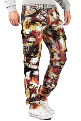 Cipo & Baxx Regular-fit-Jeans Hose BA-CD587 bunt