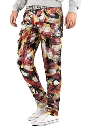 Cipo & Baxx Regular-fit-Jeans Hose BA-CD587 bunt