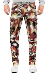 Cipo & Baxx Regular-fit-Jeans Hose BA-CD587 bunt