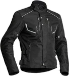 Lindstrands Motorradjacke Halden Schwarz/Grau/Dunkelgrau/Weiß